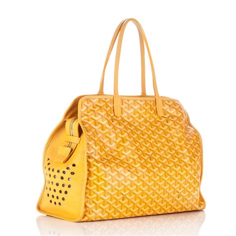 goyard dog carrier bag